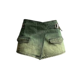 Manufacturing A-line Retro Denim Skirt Fashion Design High Waist Versatile Millennium Skirt Cover Hip Denim Skirt Center SKJN016 Manufacturing A-line Retro Denim Skirt Fashion Design High Waist Versatile Millennium Skirt Cover Hip Denim Skirt Center SKJN016